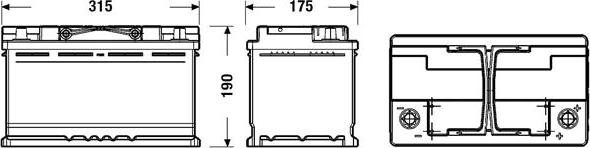 Tudor TL800 - Batteria avviamento www.autoricambi360.it