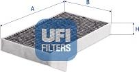 UFI 54.396.00 - Filtro, Aria abitacolo www.autoricambi360.it
