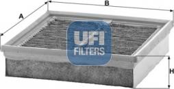 UFI 54.260.00 - Filtro, Aria abitacolo www.autoricambi360.it