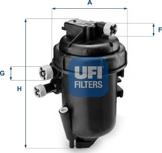 UFI 55.084.00 - Filtro carburante www.autoricambi360.it