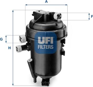 UFI 55.112.00 - Filtro carburante www.autoricambi360.it