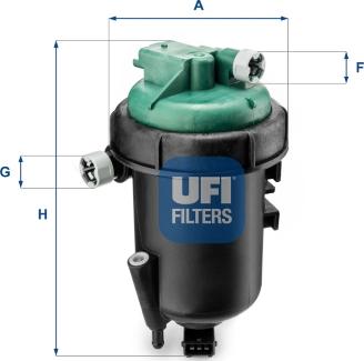 UFI 55.175.00 - Filtro carburante www.autoricambi360.it