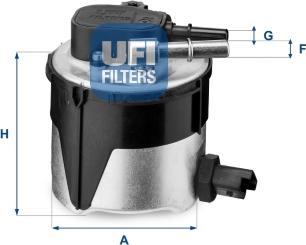 UFI 55.170.00 - Filtro carburante www.autoricambi360.it