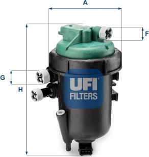 UFI 55.178.00 - Filtro carburante www.autoricambi360.it