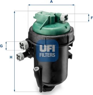 UFI 55.173.00 - Filtro carburante www.autoricambi360.it