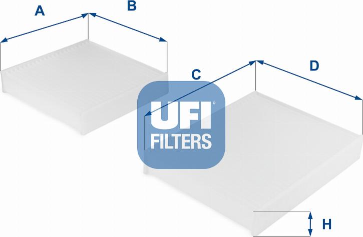 UFI 53.143.00 - Filtro, Aria abitacolo www.autoricambi360.it