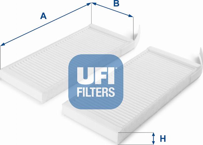 UFI 53.164.00 - Filtro, Aria abitacolo www.autoricambi360.it
