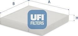 UFI 53.160.00 - Filtro, Aria abitacolo www.autoricambi360.it