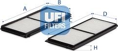 UFI 53.219.00 - Filtro, Aria abitacolo www.autoricambi360.it