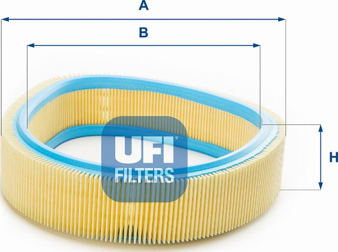 UFI 30.969.00 - Filtro aria www.autoricambi360.it