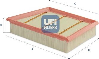 UFI 30.699.00 - Filtro aria www.autoricambi360.it