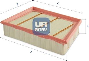 UFI 30.698.00 - Filtro aria www.autoricambi360.it