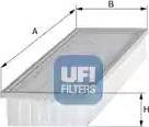 UFI 30.878.02 - Filtro aria www.autoricambi360.it