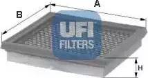 UFI 30.122.00 - Filtro aria www.autoricambi360.it