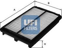 UFI 30.173.00 - Filtro aria www.autoricambi360.it