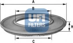 UFI 30.847.00 - Filtro aria www.autoricambi360.it