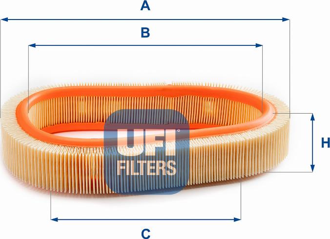 UFI 30.806.00 - Filtro aria www.autoricambi360.it