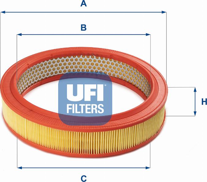 UFI 30.802.01 - Filtro aria www.autoricambi360.it