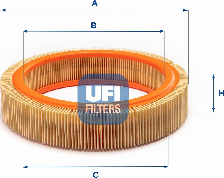 UFI 30.807.00 - Filtro aria www.autoricambi360.it