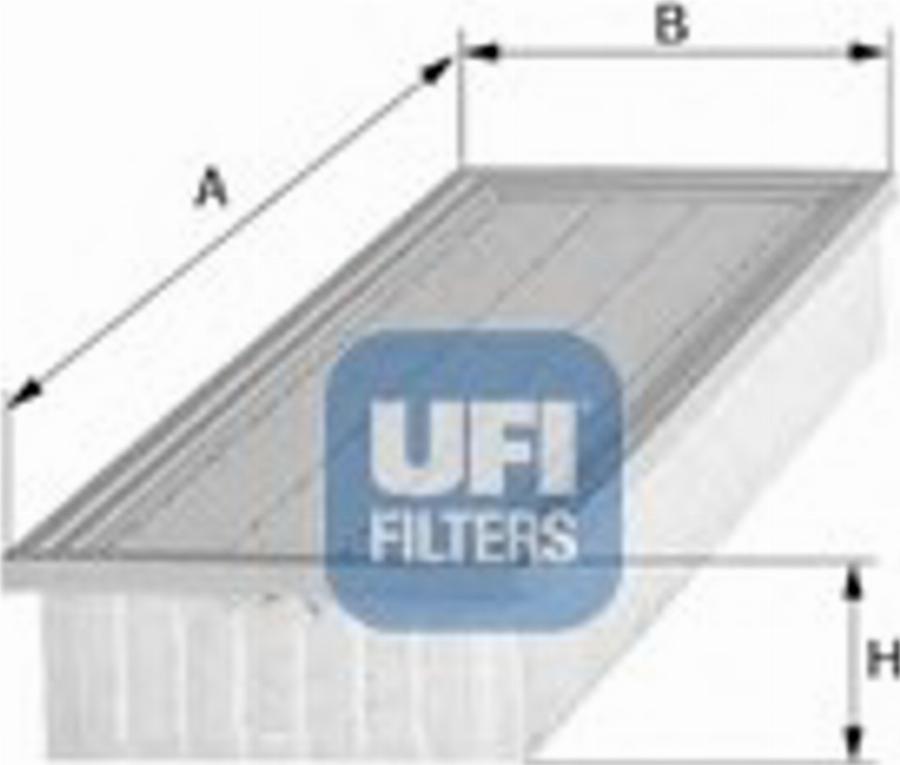 UFI 30.841.00 - Filtro aria www.autoricambi360.it