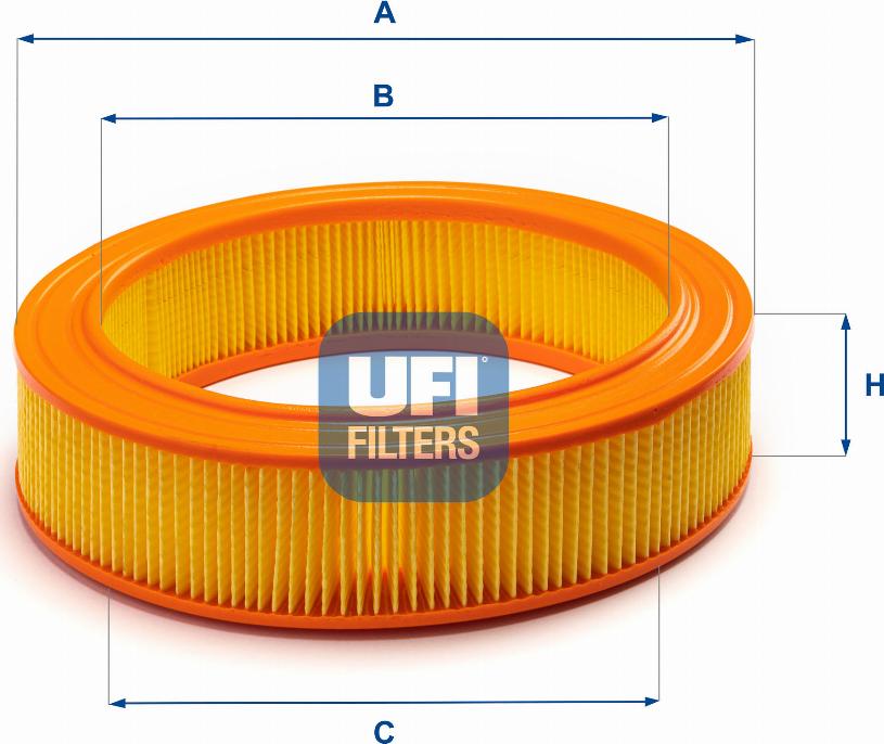 UFI 30.871.00 - Filtro aria www.autoricambi360.it