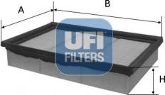 UFI 30.396.00 - Filtro aria www.autoricambi360.it