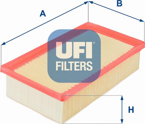 UFI 30.319.00 - Filtro aria www.autoricambi360.it