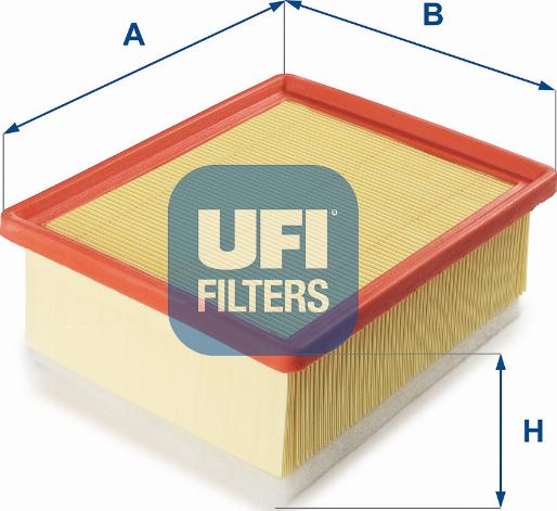 UFI 30.244.00 - Filtro aria www.autoricambi360.it