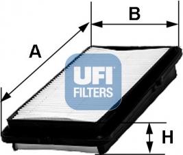 UFI 30.242.00 - Filtro aria www.autoricambi360.it