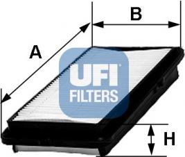 UFI 30.243.00 - Filtro aria www.autoricambi360.it