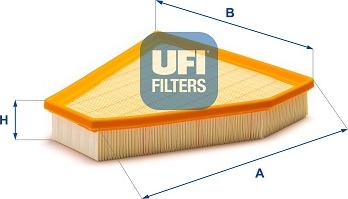 UFI 30.B17.00 - Filtro aria www.autoricambi360.it