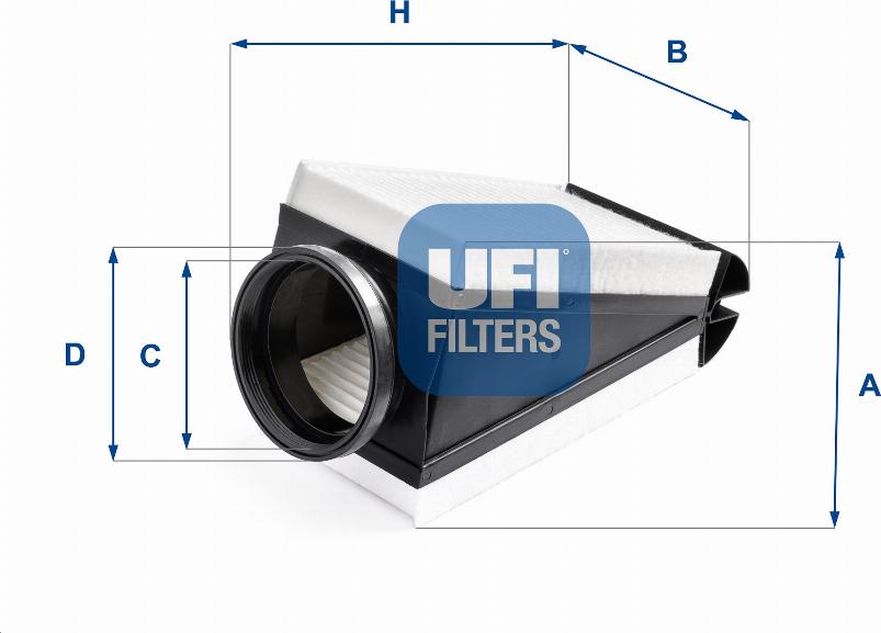 UFI 30.B87.00 - Filtro aria www.autoricambi360.it