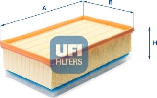 UFI 30.B24.00 - Filtro aria www.autoricambi360.it
