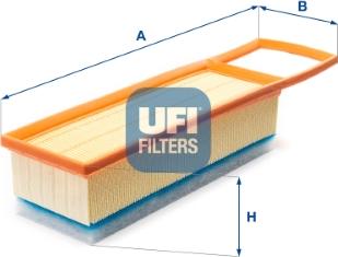 UFI 30.B27.00 - Filtro aria www.autoricambi360.it