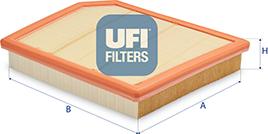 UFI 30.C65.00 - Filtro aria www.autoricambi360.it