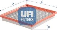 UFI 30.D55.00 - Filtro aria www.autoricambi360.it