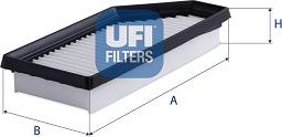 UFI 30.D67.00 - Filtro aria www.autoricambi360.it