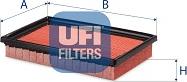 UFI 30.D12.00 - Filtro aria www.autoricambi360.it