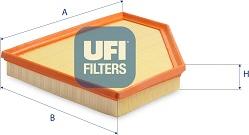 UFI 30.D33.00 - Filtro aria www.autoricambi360.it
