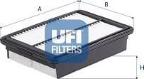 UFI 30.D20.00 - Filtro aria www.autoricambi360.it