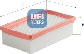UFI 30.E58.00 - Filtro aria www.autoricambi360.it