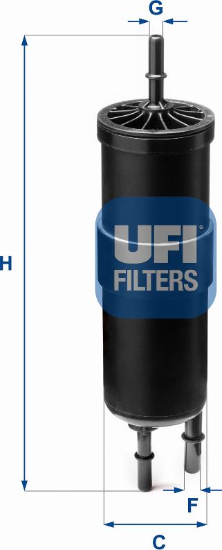 UFI 31.962.00 - Filtro carburante www.autoricambi360.it