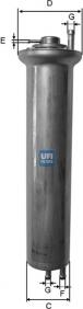UFI 31.924.00 - Filtro carburante www.autoricambi360.it