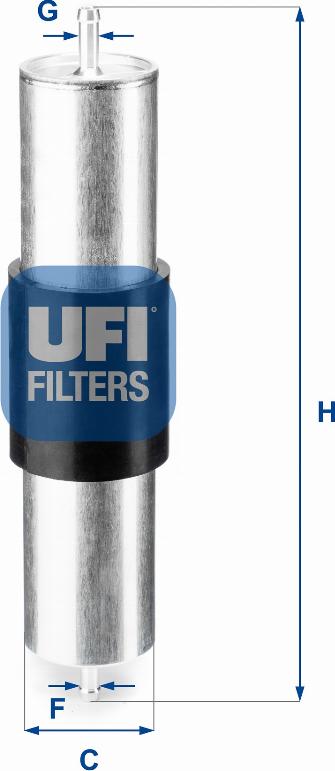 UFI 31.569.00 - Filtro carburante www.autoricambi360.it