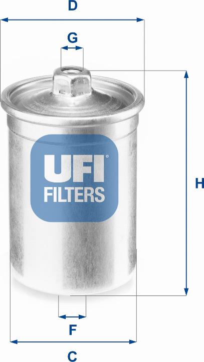 UFI 31.506.00 - Filtro carburante www.autoricambi360.it