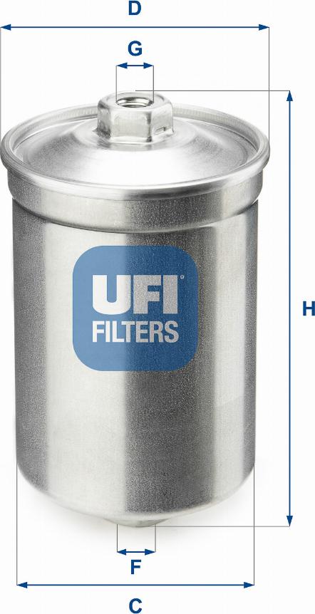 UFI 31.502.00 - Filtro carburante www.autoricambi360.it