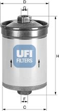 UFI 31.531.00 - Filtro carburante www.autoricambi360.it