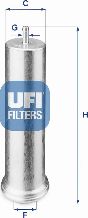 UFI 31.851.00 - Filtro carburante www.autoricambi360.it