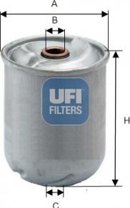 UFI 25.902.00 - Filtro olio www.autoricambi360.it
