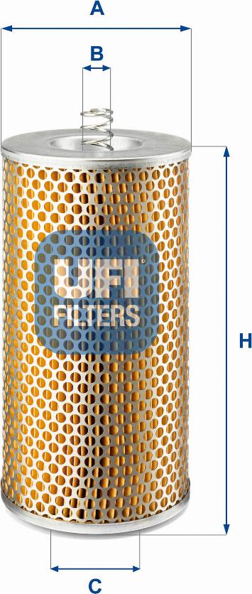 UFI 25.423.00 - Filtro olio www.autoricambi360.it